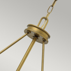 Lampa wisząca Collier - 4 źródła światła - Klasyczny mosiądz HK-COLLIER-P