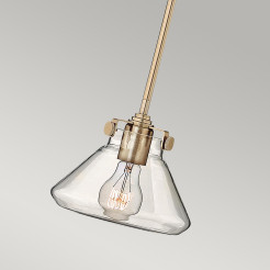 Lampa wisząca Congress - 1 źródło światła - Szczotkowany karmel HK-CONGRESS-P-A-BC