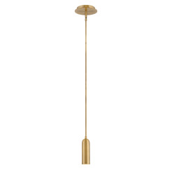 Mała lampa wisząca LED Dax - Klasyczny mosiądz HK-DAX-MP-HB