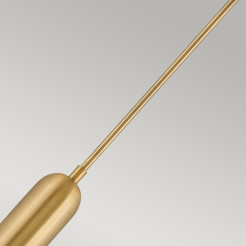 Mała lampa wisząca LED Dax - Klasyczny mosiądz HK-DAX-MP-HB