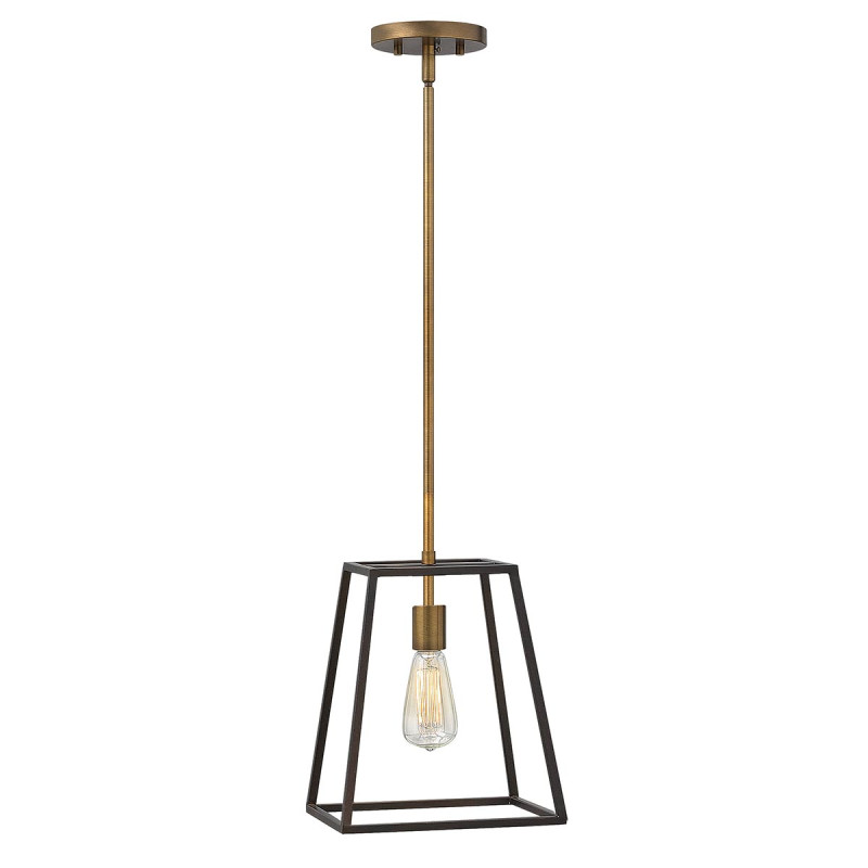 Lampa wisząca Fulton - 1 źródło światła - Brązowy, mosiądz HK-FULTON-P