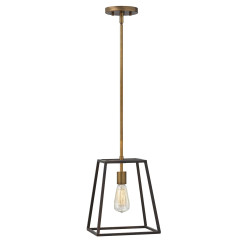 Lampa wisząca Fulton - 1 źródło światła - Brązowy, mosiądz HK-FULTON-P