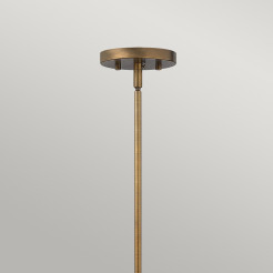 Lampa wisząca Fulton - 1 źródło światła - Brązowy, mosiądz HK-FULTON-P