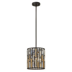 Lampa wisząca Gemma - 1 źródło światła - Vintage brąz HK-GEMMA-P-A-VBZ