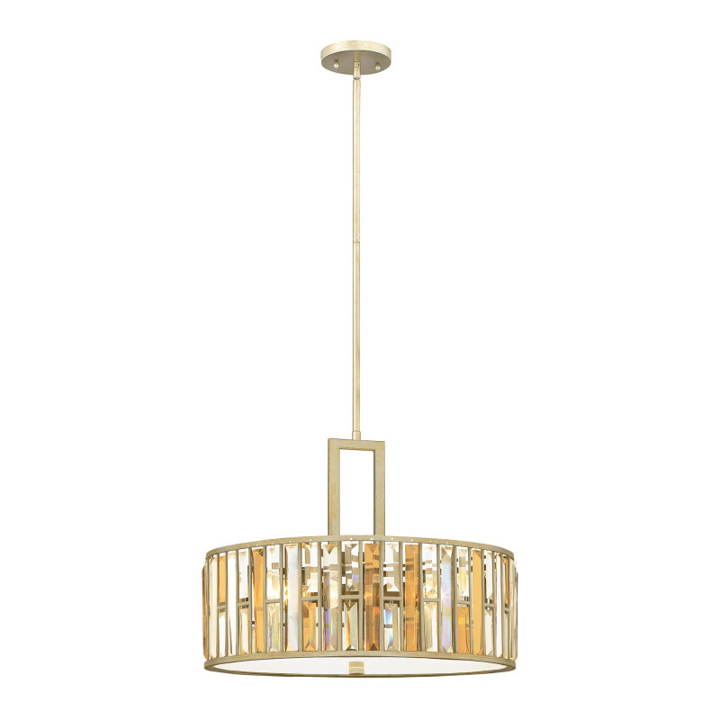 Lampa wisząca Gemma - 3 źródła światła - Srebrny HK-GEMMA-P-C-SL