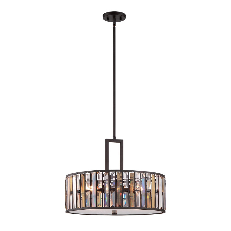 Lampa wisząca Gemma - 3 źródła światła - Vintage brąz HK-GEMMA-P-C-VBZ
