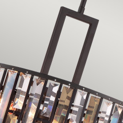 Lampa wisząca Gemma - 3 źródła światła - Vintage brąz HK-GEMMA-P-C-VBZ