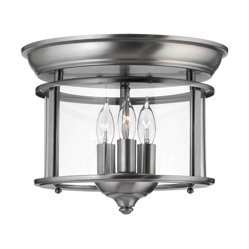 Plafon Gentry - 3 źródła światła - Pewter HK-GENTRY-F-PW