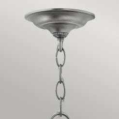 Średnia lampa wisząca Gentry - 4 źródła światła - Pewter HK-GENTRY-P-M-PW