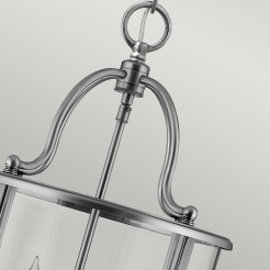 Średnia lampa wisząca Gentry - 4 źródła światła - Pewter HK-GENTRY-P-M-PW