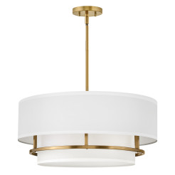 Lampa wisząca / Półplafon Graham - 4 źródła światła - Lakierowany mosiądz HK-GRAHAM-L-LCB