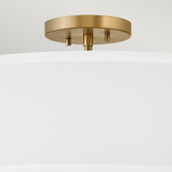 Lampa wisząca / Półplafon Graham - 4 źródła światła - Lakierowany mosiądz HK-GRAHAM-L-LCB