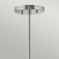 Lampa wisząca / Półplafon Graham - 4 źródła światła - Polerowany nikiel HK-GRAHAM-L-PN