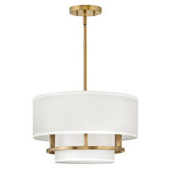 Lampa wisząca / Półplafon Graham - 3 źródła światła - Lakierowany mosiądz HK-GRAHAM-M-LCB