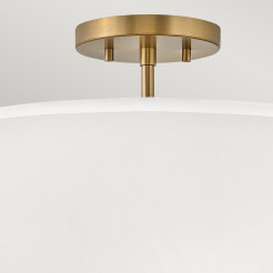 Lampa wisząca / Półplafon Graham - 3 źródła światła - Lakierowany mosiądz HK-GRAHAM-M-LCB