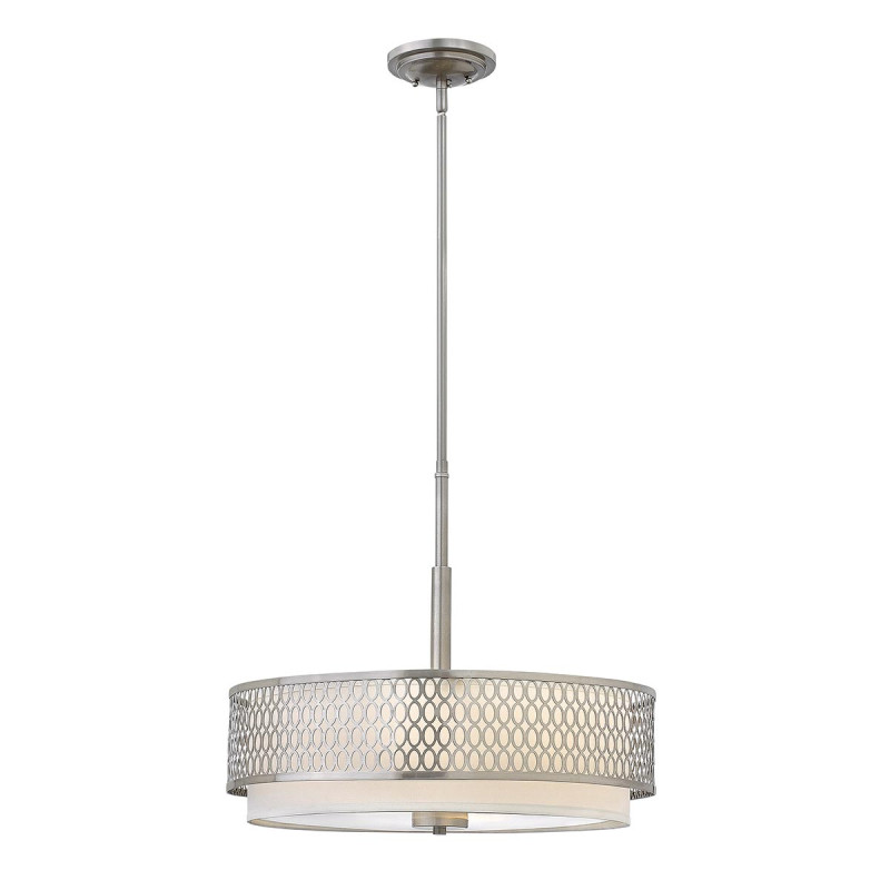 Lampa wisząca Jules - 3 źródła światła - Szczotkowany nikiel HK-JULES-3P-BN