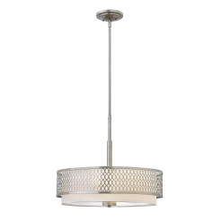 Lampa wisząca Jules - 3 źródła światła - Szczotkowany nikiel HK-JULES-3P-BN