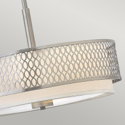 Lampa wisząca Jules - 3 źródła światła - Szczotkowany nikiel HK-JULES-3P-BN