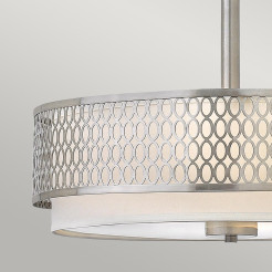 Lampa wisząca Jules - 3 źródła światła - Szczotkowany nikiel HK-JULES-3P-BN