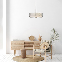 Lampa wisząca Jules - 3 źródła światła - Szczotkowany nikiel HK-JULES-3P-BN