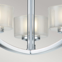Półplafon Meridian - 3 źródła światła - Polerowany chrom HK-MERIDIAN-SF-BATH-PC