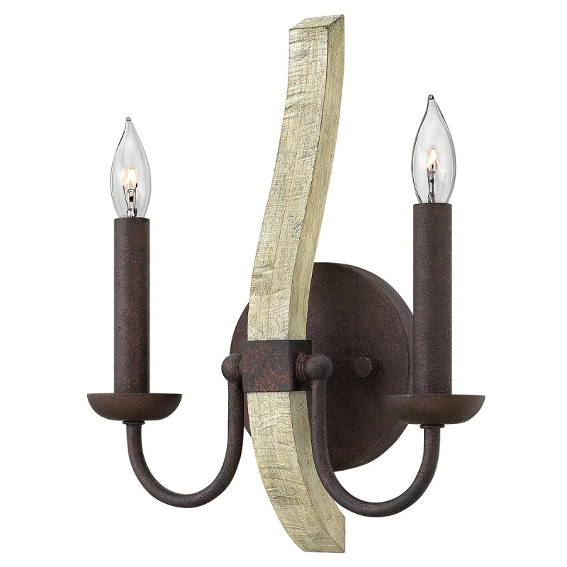 Kinkiet Middlefield - 2 źródła światła - Rdzawe żelazo HK-MIDDLEFIELD2