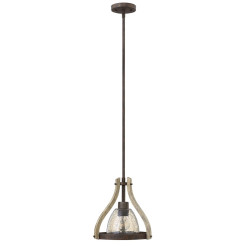 Mała lampa wisząca Middlefield - 1 źródło światła - Rdzawe żelazo HK-MIDDLEFIELDP1