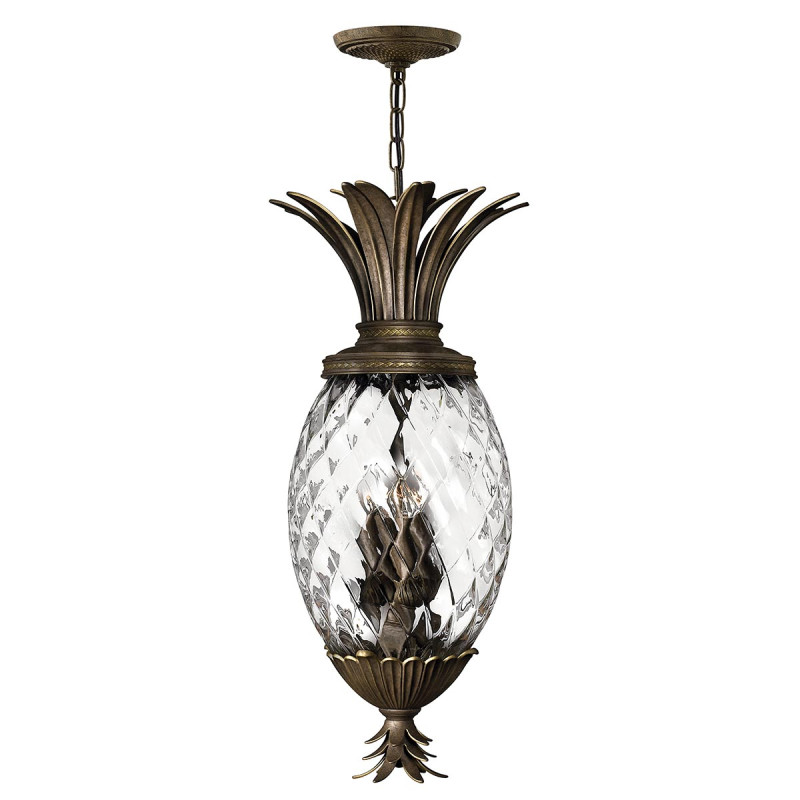 Lampa wisząca Plantation - 4 źródła światła - Perłowy brąz HK-PLANT4-P-PZ
