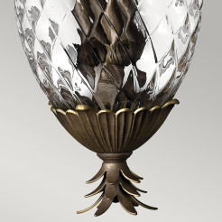 Lampa wisząca Plantation - 4 źródła światła - Perłowy brąz HK-PLANT4-P-PZ