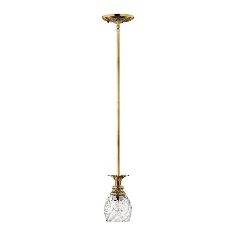 Lampa wisząca Plantation - 1 źródło światła - Oksydowany mosiądz HK-PLANTATION-MP-BB