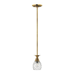 Lampa wisząca Plantation - 1 źródło światła - Oksydowany mosiądz HK-PLANTATION-MP-BB
