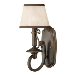 Kinkiet Plymouth - 1 źródło światła - Postarzany brąz HK-PLYMOUTH1