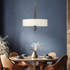 Lampa wisząca Spyre - 6 źródeł światła - Matowy brąz HK-SPYRE6P-MMB