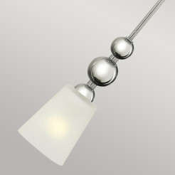 Mała lampa wisząca Zelda - 1 źródło światła - Polerowany nikiel HK-ZELDA-P-A-PN