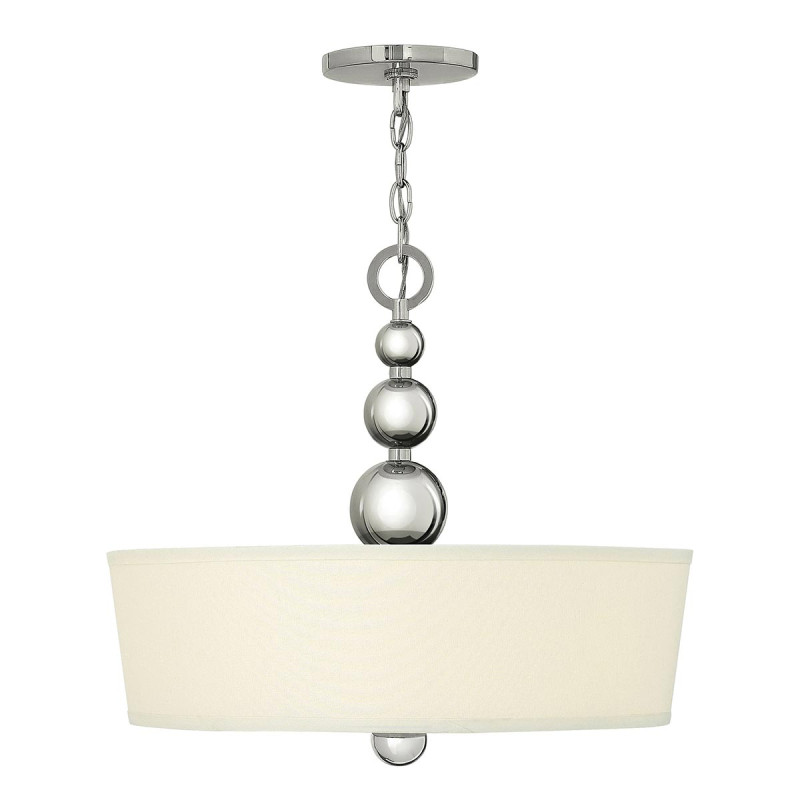 Lampa wisząca Zelda - 3 źródła światła - Polerowany nikiel HK-ZELDA-P-B-PN