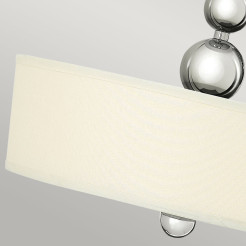 Lampa wisząca Zelda - 3 źródła światła - Polerowany nikiel HK-ZELDA-P-B-PN