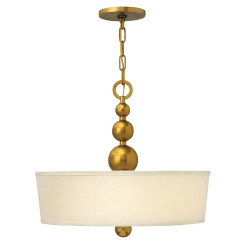 Lampa wisząca Zelda - 3 źródła światła - Vintage mosiądz HK-ZELDA-P-B-VS