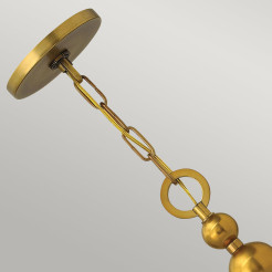 Lampa wisząca Zelda - 3 źródła światła - Vintage mosiądz HK-ZELDA-P-B-VS