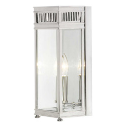 Mała latarnia naścienna Holborn - 1 źródło światła - Polerowany chrom HL7-S-PC