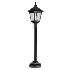 Latarnia słupkowa Kerry - 1 źródło światła - Czarny KERRY-PILLAR