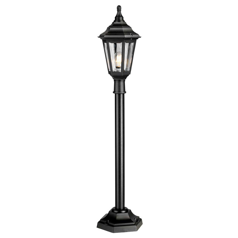 Latarnia słupkowa Kinsale - 1 źródło światła - Czarny KINSALE-PILLAR