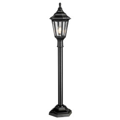 Latarnia słupkowa Kinsale - 1 źródło światła - Czarny KINSALE-PILLAR