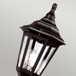 Latarnia uliczna Kinsale - 1 źródło światła - Czarny KINSALE-POST