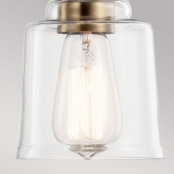 Lampa wisząca Aivian - 1 źródło światła - Postarzany mosiądz KL-AIVIAN-P-WBR