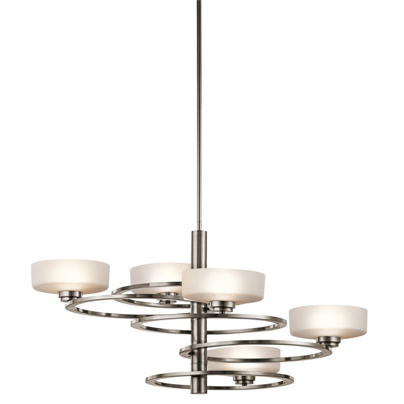 Żyrandol Aleeka - 5 źródeł światła - Pewter KL-ALEEKA5B