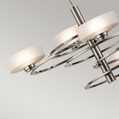 Żyrandol Aleeka - 5 źródeł światła - Pewter KL-ALEEKA5B