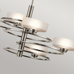Żyrandol Aleeka - 5 źródeł światła - Pewter KL-ALEEKA5B
