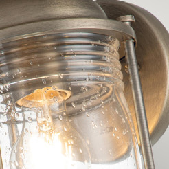 Mała latarnia naścienna Ashland Bay - 1 źródło światła - Oksydowany brąz KL-ASHLANDBAY2-S-BU