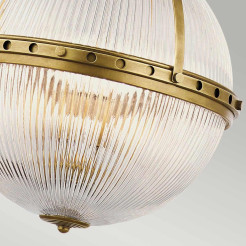Lampa wisząca Aster - 3 źródła światła - Naturalny mosiądz KL-ASTER-P-NBR