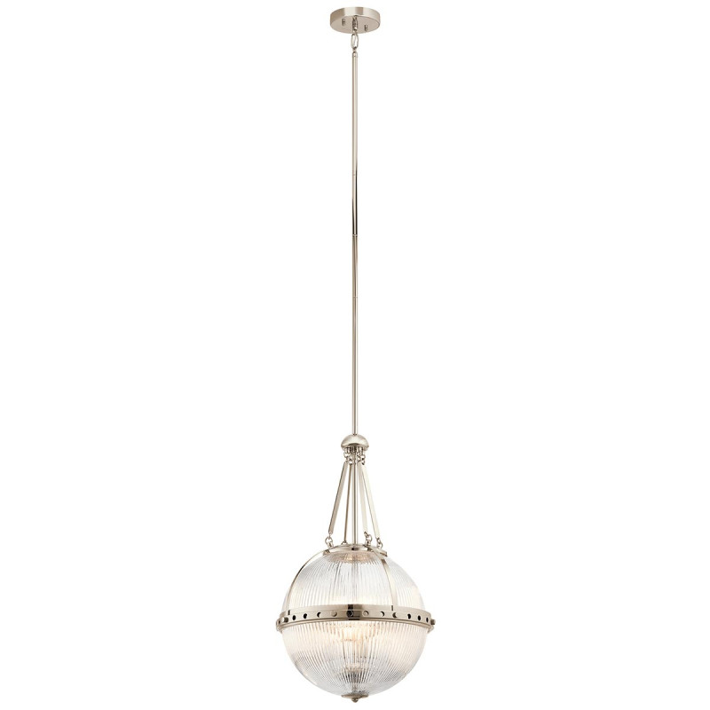 Lampa wisząca Aster - 3 źródła światła - Polerowany nikiel KL-ASTER-P-PN